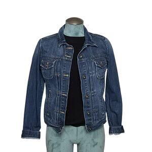 Gap Jeans Classic Denim Jacket Size S Blue Medium Wash Country Casual Streetwear